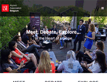 Tablet Screenshot of lsealumni.be